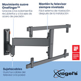 Vogel's TVM 3665 OLED Soporte TV Giratorio para televisores de Entre 40 a 77 Pulgadas, Máx 35 kg, Gira hasta 180º, Inclinable hasta 20º, Soporte para TV máx. VESA 600x400, Ideal para OLED