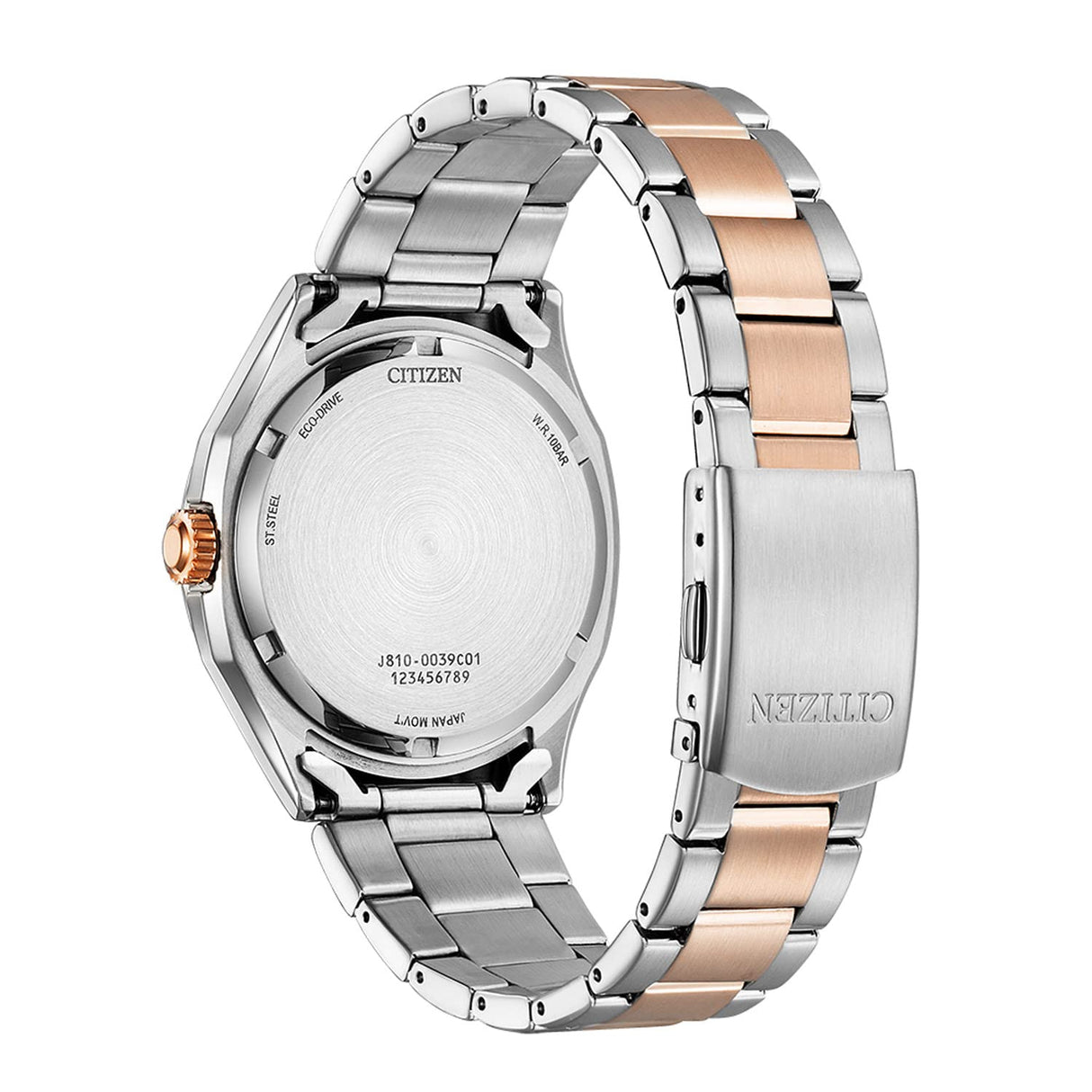 Citizen Reloj Analógico para Hombres de Cuarzo japonés con Correa en Acero Inoxidable AW1756-89A