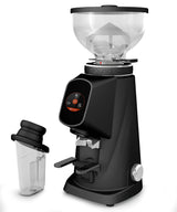 Fiorenzato AllGround - Molinillo de café, color negro vanta; panel de control con aplicaciones cromadas, para el grado perfecto de molienda para café espresso, moca y café filtrante