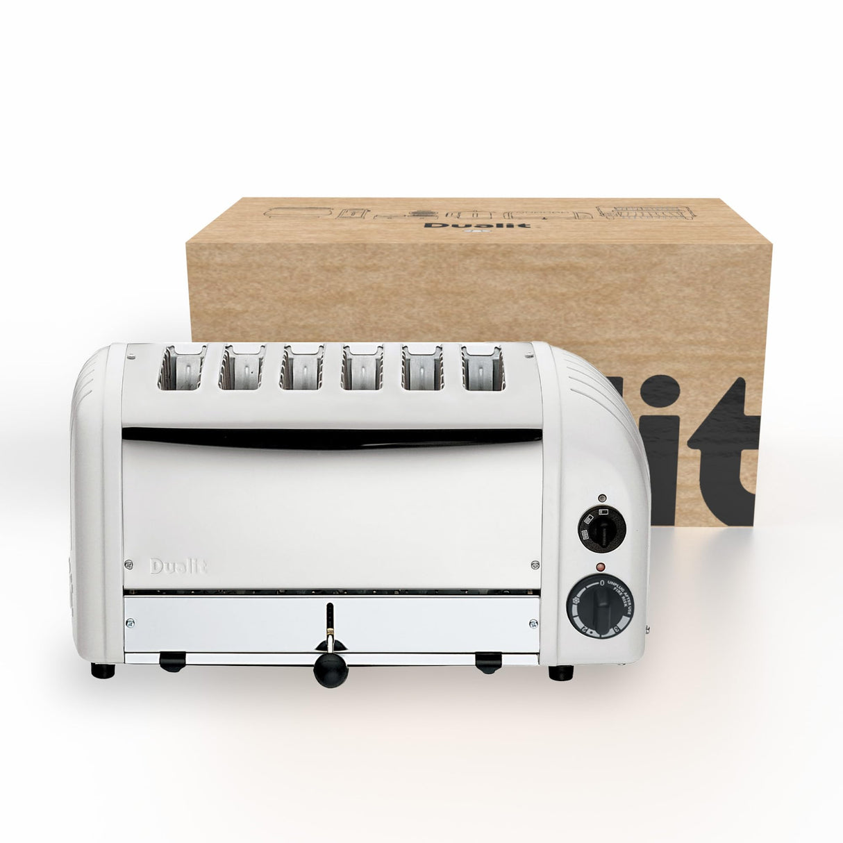 Dualit 6 rebanadas tostadora 60146 - Blanco