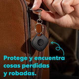 Tile by Life360 Mate - Localizador Bluetooth, localizador de Llaves y localizador de Objetos para Llaves, Bolsos y Mucho más.Compatible con iOS y Android. Paquete de 4 (Negro)