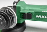 HiKOKI Amoladora Angular 1300W 125mm - Alta Potencia y Versatilidad, Resistente al Polvo, Velocidad Variable, Protección Retroceso, Mango Antivibración