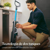 BISSELL CrossWave HF3, Aspiradora Sin Cable, Aspiradora Fregona solo para Suelos Duros, Escoba Aspiradora Vertical Ligera, Aspiradora de Agua con 25 Minutos de Autonomía, en Seco y Húmedo, 3598N