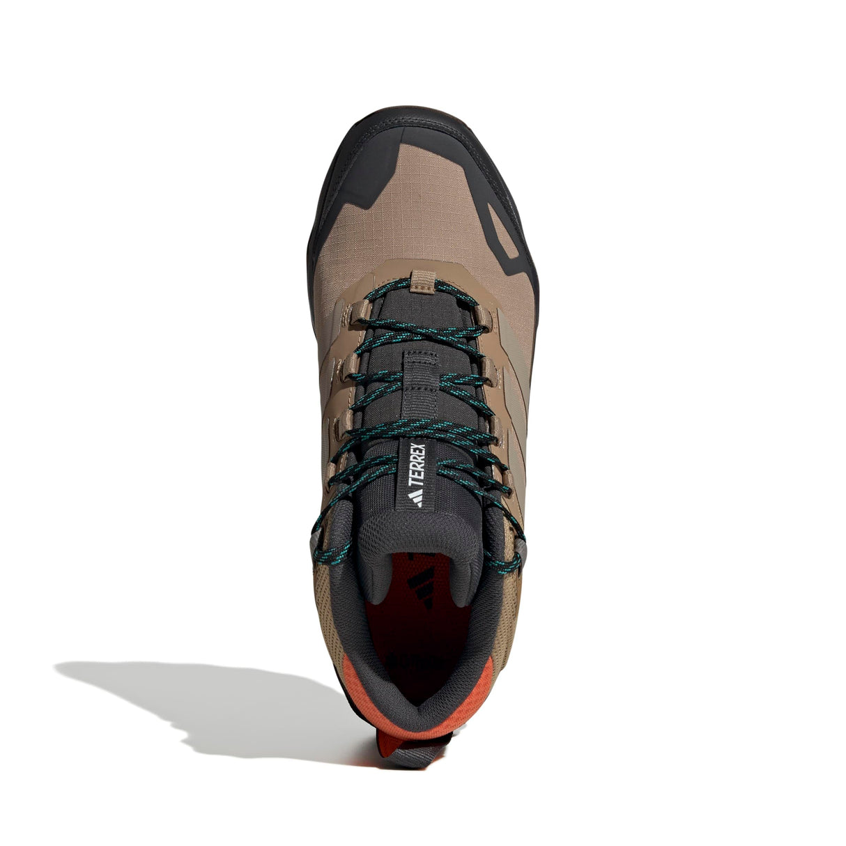 adidas Terrex Skychaser AX5 Mid Gore-Tex Hiking Shoes, Zapatos de Senderismo Hombre, Cardboard/Blanch Cargo/Semi Impact Orange, 45 1/3 EU