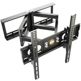 RICOO Soporte TV Pared Giratorio Inclinable Televisión 32-65" (81-165cm) R28 Brazo Universal Televisor LED/LCD/Curvo VESA 200x200-400x400 Negro