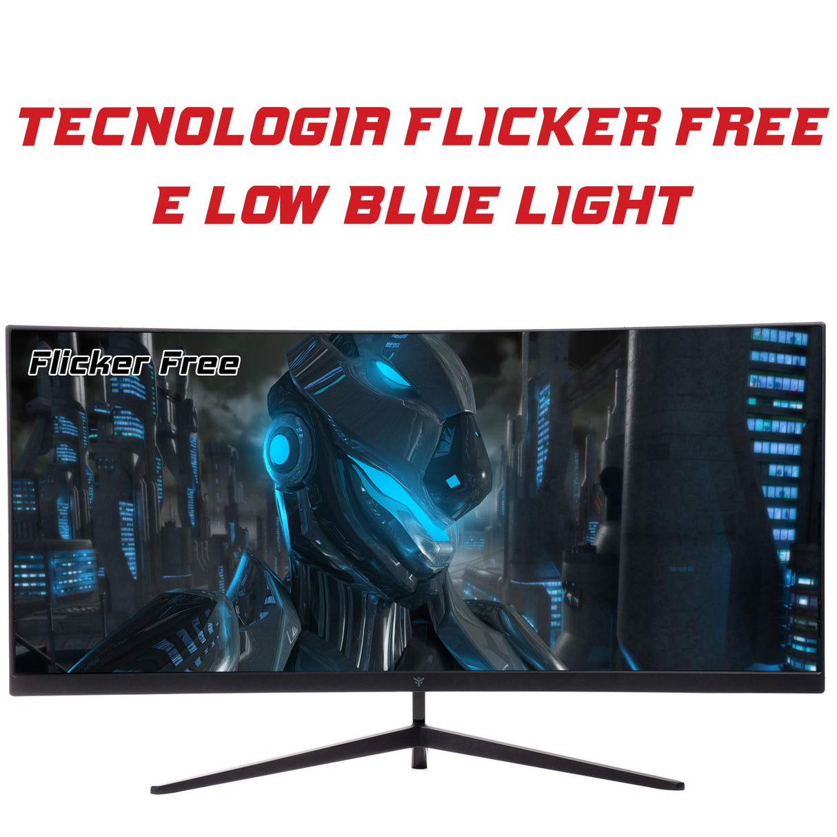 Itek Monitor GGC - 30" Curved R1800, WFHD 2560x1080 UltraWiide, VA, 200Hz, 21:9, 1ms MPRT, 3xHDMI, DP, Audio, HDR Ready, Adapt Sync, Negro