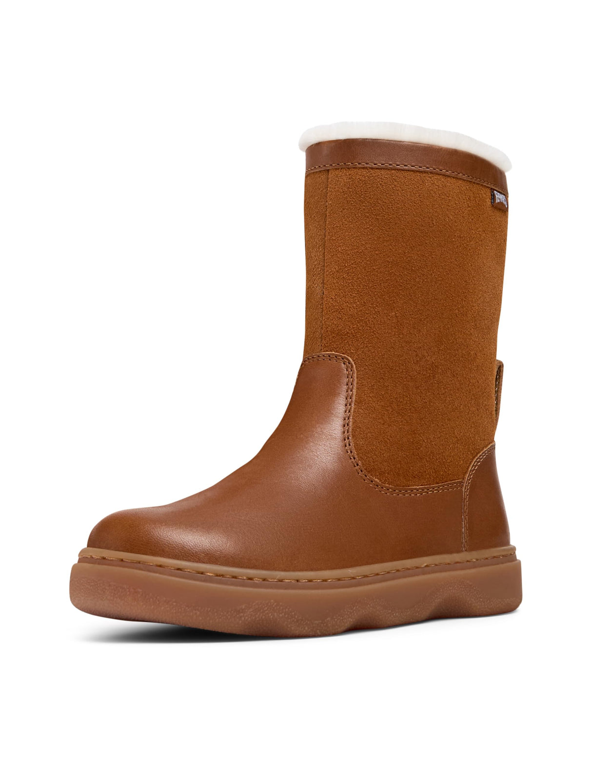 Camper Kiddo K900332, Cremallera Elástico, Marrón Medio 003, 38 EU