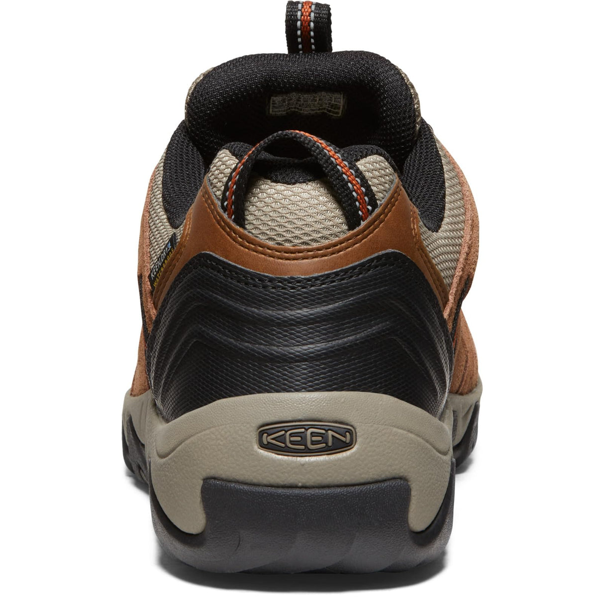 KEEN Headout Waterproof, Zapatos para Senderismo Hombre, Bison/Fossil Orange, 42.5 EU