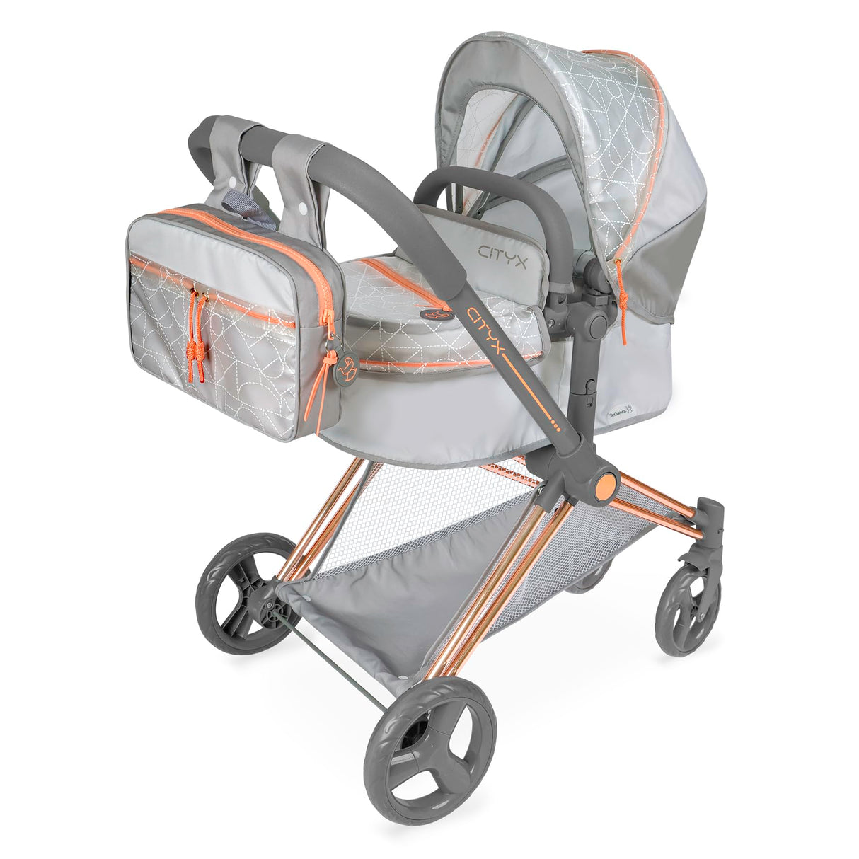 Coche de muñeca 3x1 Plegable - Novedad, para muñecas de hasta 50 cm.