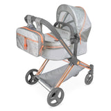 Coche de muñeca 3x1 Plegable - Novedad, para muñecas de hasta 50 cm.