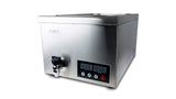 SARO SALERNO Recipiente de cocción al vacío, 11-22 l, para GN 1/1, bomba de circulación y grifo de drenaje, pantalla digital, temperatura 45-95 °C, acero inoxidable, 0,7 kW
