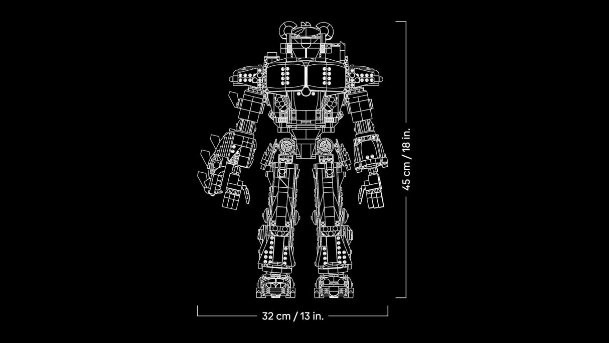 LEGO Fortnite Líder del Equipo Meca - Kit de Maquetas para Adultos para Exponer - Figura Articulada con Espada de Juguete y Minifigura - Regalo Gamer Coleccionable para Fans del Videojuego 77078