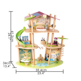 Hape Casa de Bambú de los Osos Pandas