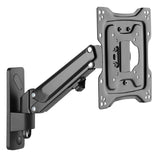 RICOO Soporte Monitor Pared Giratorio Inclinable Pantalla PC 23-43" (58-109cm) S4322 Brazo articulado Televisor LED LCD VESA 75x75-200x200
