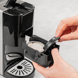 Princess 249451 Máquina de café multicápsulas, adaptadores para cápsulas Nespresso, Dolce Gusto, Lavazza a Modo Mio, monodosis ESE y café molido, 19 bares, depósito de agua extraíble 800 ml, 1450 W