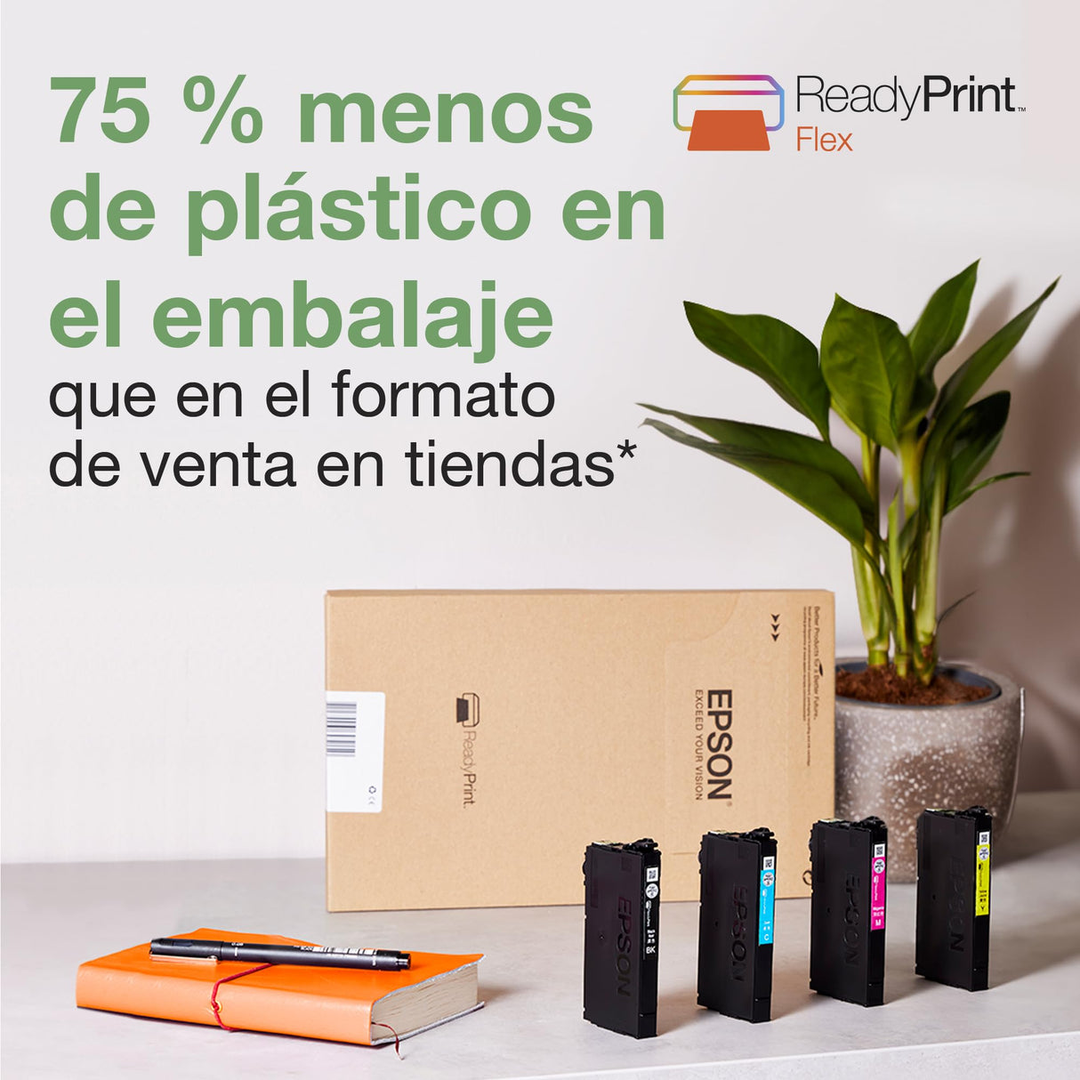 Impresora de inyección de tinta multifunción Expression XP-4200 A4 con conectividad inalámbrica y 3 meses gratis de suscripción ReadyPrint Flex*