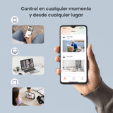 Tenda 2K Kit de Camara Vigilancia WiFi Exterior/Interior sin Cables - 8X 3MP Cámara Seguridad IP de Visión Nocturna en Color con Grabador 8CH 1TB HDD NVR CCTV, Audio Bidireccional, K8W-3TC-1T