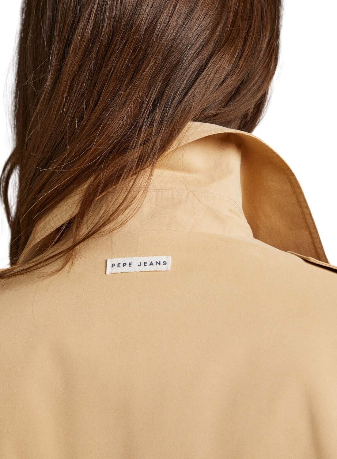 Pepe Jeans Marla Jacket, Marrón (Camel), M para Mujer