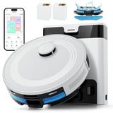 LEFANT Robot Aspirador y Fregadora M2S Pro, Navegación dToF, Autovaciado 8 Semanas, Evitación Obstáculos 190°PSD, Limpieza Personalizada, Mapeo Multiplanta, 10000Pa, 240min, WiFi/App/Alexa