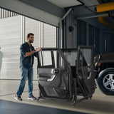 VEVOR Carro de almacenamiento para 4 puertas Jeep Wrangler JK JL/Gladiator JT 2007-2023 JK JL/Gladiator JT 2007-2023 JK JL/Gladiator JT Negro