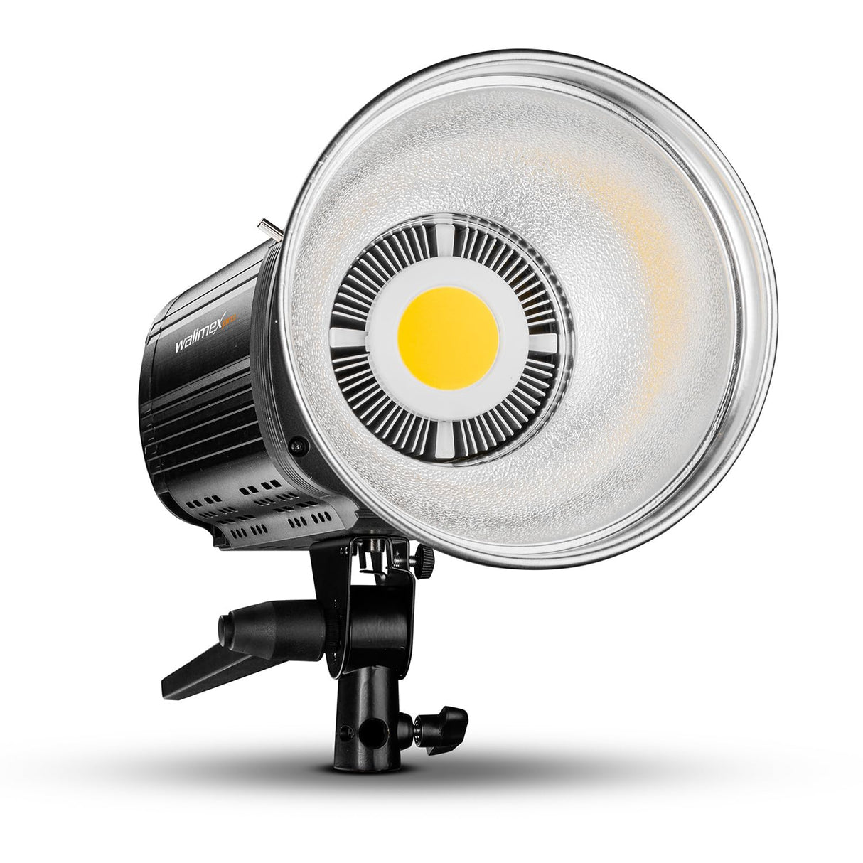 Walimex pro Niova 200 Plus - Lámpara de vídeo LED Regulable con Reflector Bowens y difusor Suave, luz de Estudio con tecnología LED COB I 5600 K, CRI=93 I, Intensidad Regulable de 10 a 100%