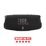 JBL Charge 5 Altavoz inalámbrico portátil con Bluetooth y batería integrada, resistente al agua (IP67), con PartyBoost para subir el nivel de la fiesta, hasta 20h de reproducción, negro