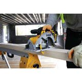 DEWALT DCS391NT-XJ - Sierra Circular XR 18V, 460W, Disco de 165 mm, Profundidad de Corte Max. 55 mm, Velocidad 5150 rpm, Empuñadura Ergonómica, Incluye Maletín TSTAK, Sin Batería ni Cargador