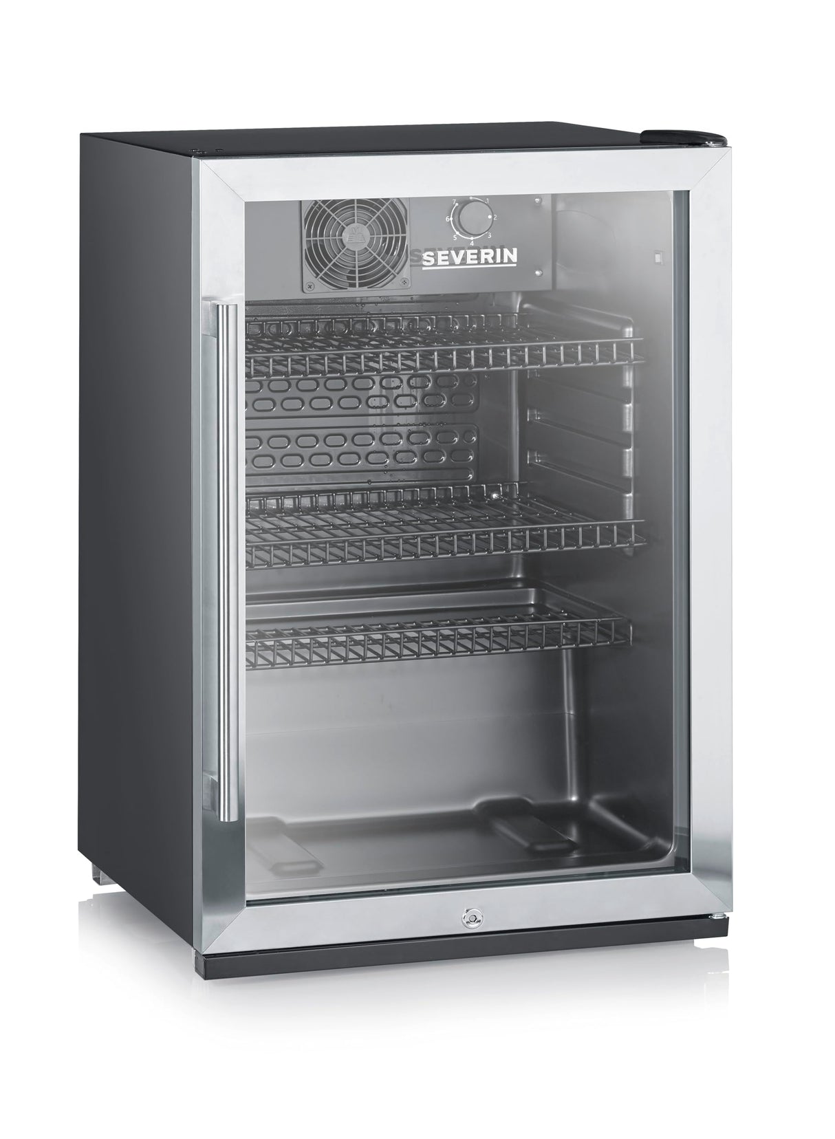 SEVERIN - Refrigerador de botellas, suficiente para 56 botellas de 0.33L cada una. Temperaturas entre 10 y 0 °C. CFKS 8840