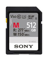 Sony SF-M 512GB Tarjeta de memória y Almacenamiento