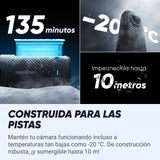 Insta360 X4 Paquete de Snowboard - Cámara de acción Impermeable 8K 360, Vídeo 4K Gran Angular, Efecto Selfie Stick Invisible, Protectores de Lente Extraíbles, 135 Min Batería, Edición IA