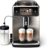 Saeco Xelsis Deluxe Cafetera Superautomática - Wi-Fi Integrado, 22 Variedades de Café personalizables, Pantalla Táctil Intuitiva 5", 8 Perfiles de Usuario, Molinillo de Cerámica (SM8782/30)
