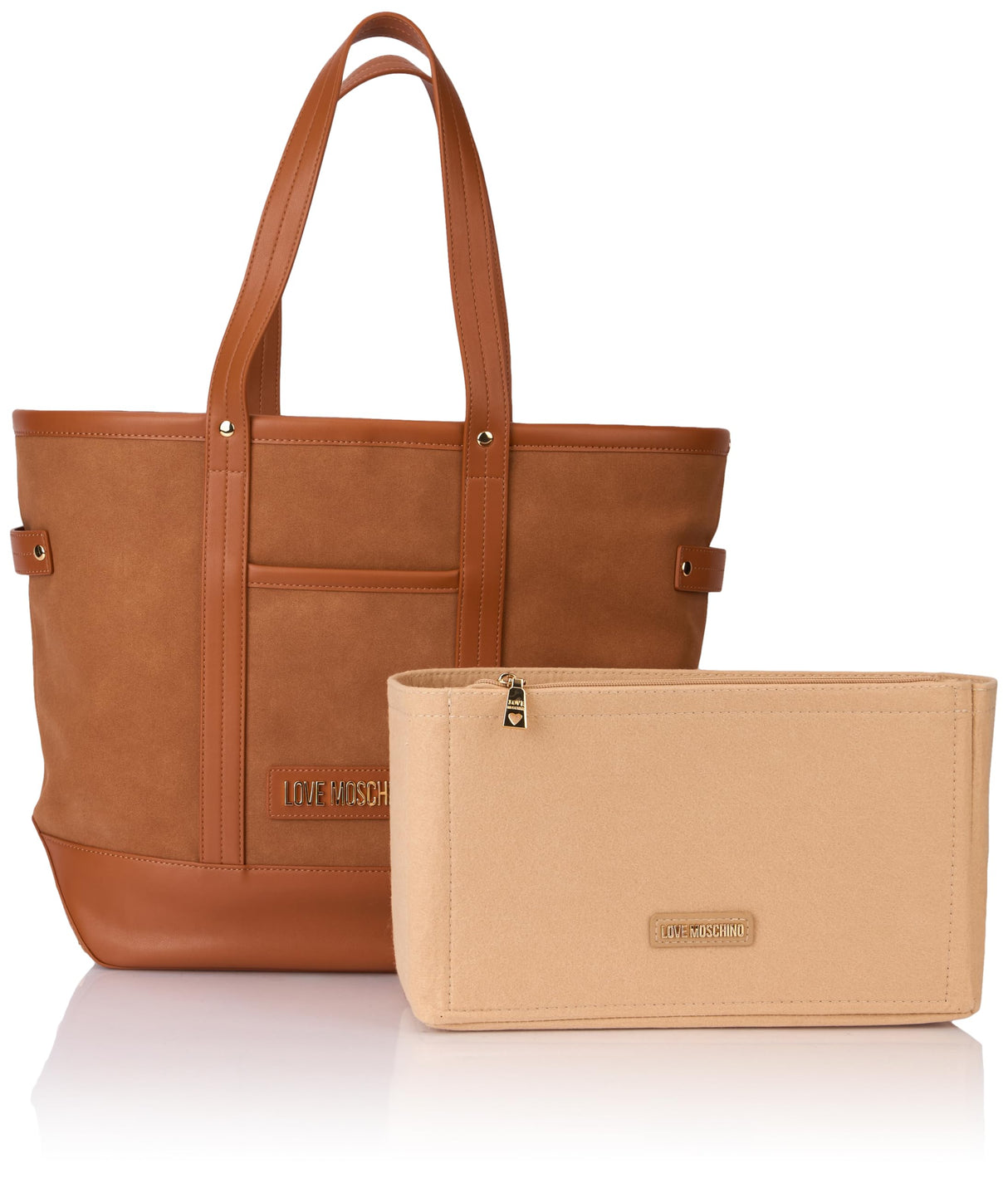 Love Moschino Bolso de Hombro Mujer Marrón Talla única