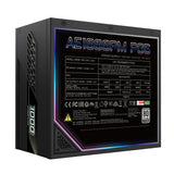 GIGABYTE AORUS Elite P1000W Ice Fuente de Alimentación - PCIe 5.0, 80 Plus Platinum, Diseño Completamente Modular, Ventilador de 120 mm, Compatible con ATX 3.0, Enchufe UE