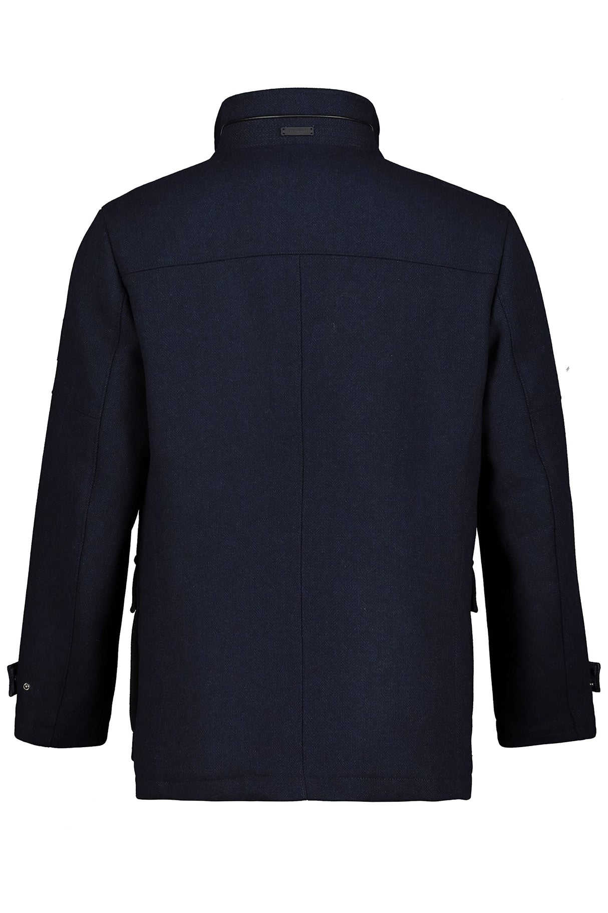 JP 1880 Chaqueta de Mezcla de Lana, Impermeable, Cuello Alto, Azul Marino Oscuro, XXXXL para Hombre