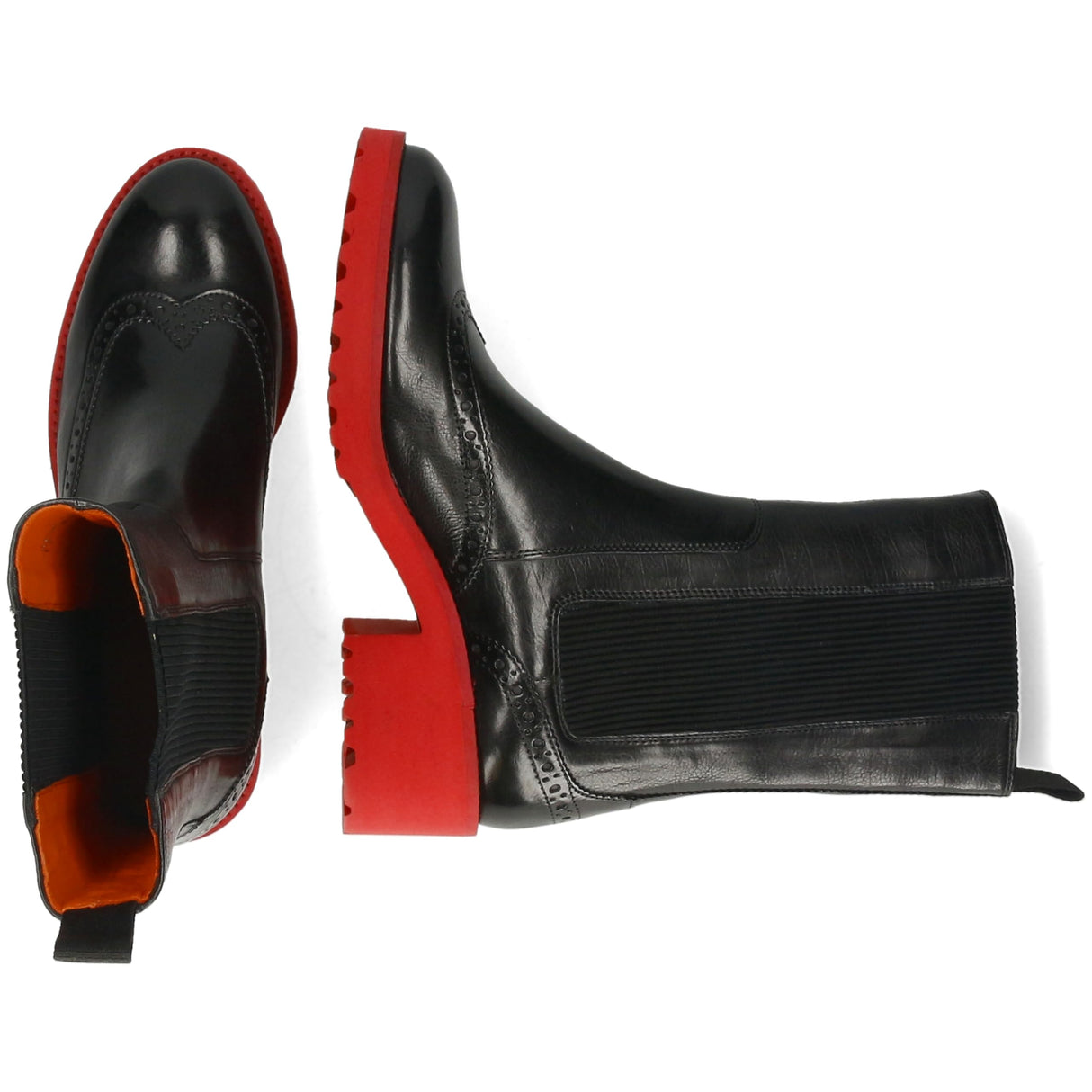 Melvin & Hamilton Abigail 2, Botas Cortas al Tobillo Mujer, Negro, 36 EU