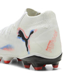 PUMA Future 8 Pro FG/AG, Zapatillas de fútbol Unisex Adulto, Blanco Negro Rojo Brillante, 41 EU