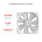 ASUS ROG Strix LC 240 ARGB - Cooler CPU Todo en uno con Aura Sync, Soporte Intel LGA 1700/1200/1150/1151/1152/1155/1156/2011/2011-3/2066 y AMD AM4/TR4, Dos Ventiladores RGB direccionables ROG 120 mm