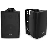 Audibax Elipse 6 Altavoces con Soporte Pared 6" 2 Vías 50W RMS. Negras.Pareja