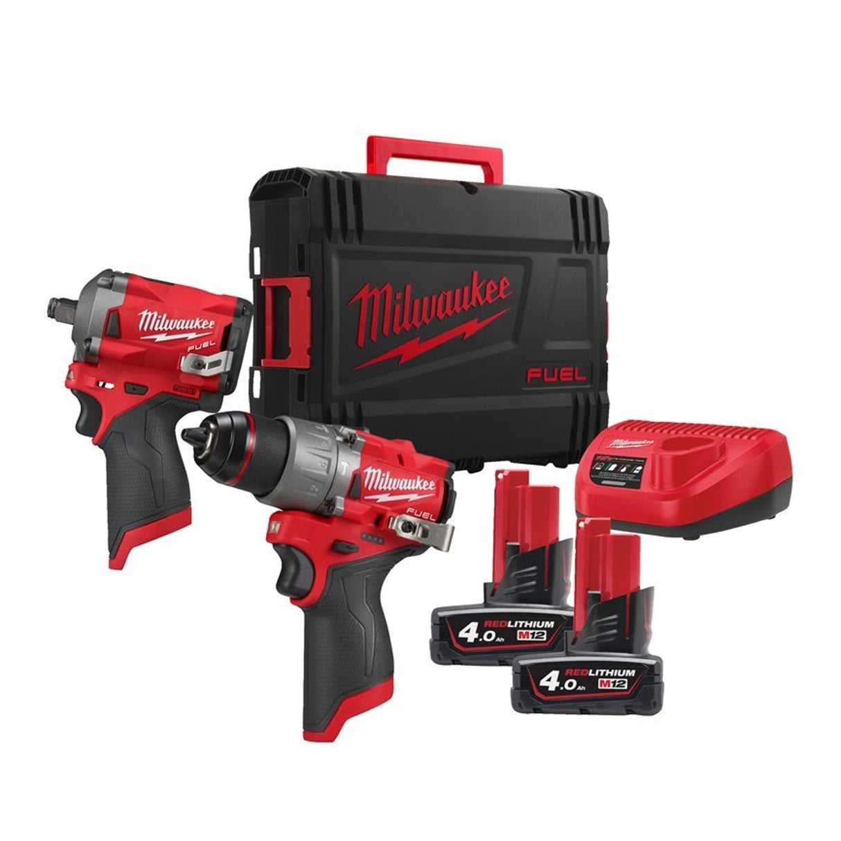 Milwaukee M12FPP2H2-402X: M12 FPD2-402X + M12 FIWF12-0X