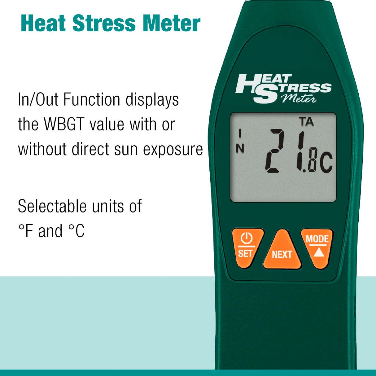 Extech HT30 Medidor de WBGT de estrés térmico