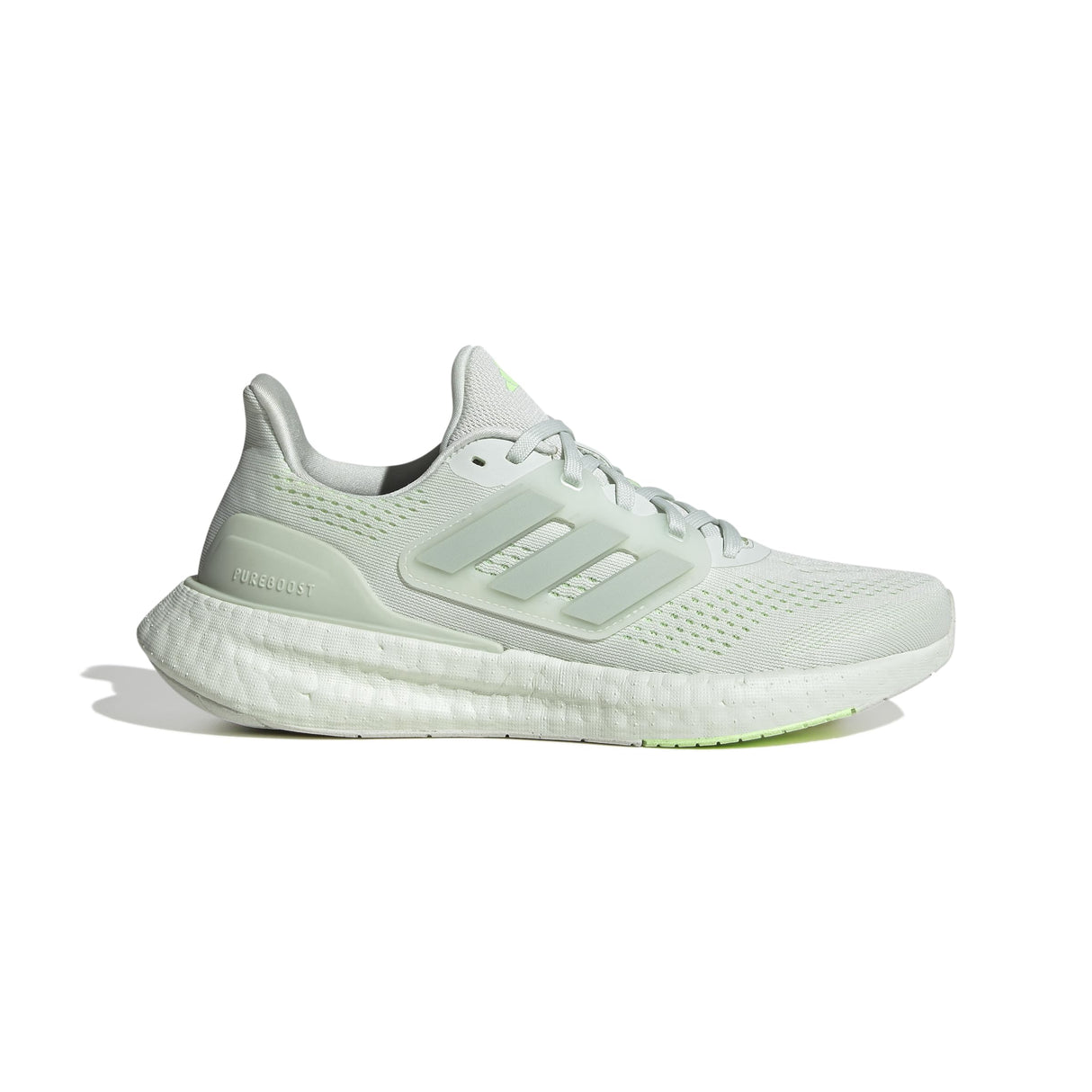 adidas Pureboost 23 Shoes, Zapatillas para Correr Mujer, Crystal Jade/Linen Green Met/Green Spark, 38 EU