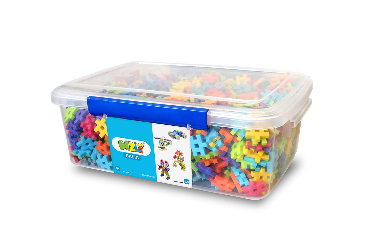 Meli Basic Constructor 1200 Animales Juguetes creativos, Multicolor, Stück (Ame Group 67229)