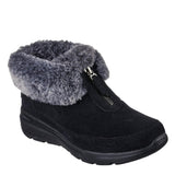 Skechers On-The-go Glacial Ultra-Sweet Vibes, Botas Cortas al Tobillo Mujer, Black, 39 EU