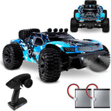 Overmax X-Hooligan Gran Coche de Control Remoto Rápido Escala 1:10 Velocidad 35 km/h Alcance 100 Metros 4x4 Drive 40 Minutos Conducción Diversión Iluminación LED