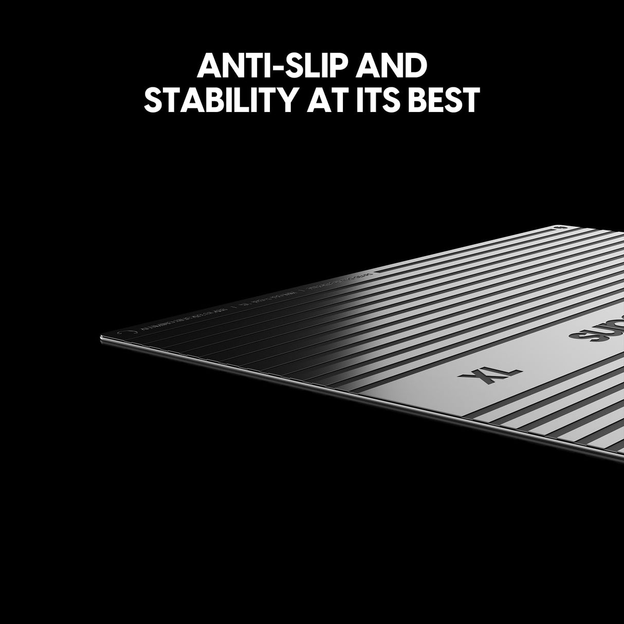 Pulsar Superglide - Alfombrilla de ratón de Vidrio para Juegos v2, Superficie de Vidrio de silicato de Aluminio Antideslizante, Totalmente Moldeada, Goma de Silicona de Alta Densidad, 19.3 x 16.5