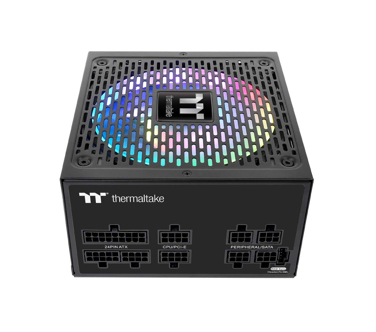 Thermaltake Toughpower GF1 750W ARGB | Fuente de alimentación para PC ATX | 80 Plus Gold | Totalmente Modular | Ventilador silencioso de 140 mm | Certificación UE | Negro