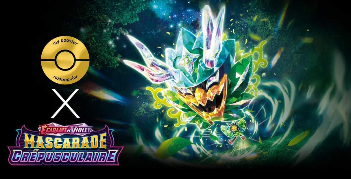 Évoli (Eevee) 188/167 Alternativo Pokémon Gallery Secreta - Ultraboost X Écarlate et Violet 6 - Mascarade Crépusculaire Box de 10 cartas Pokémon Francés