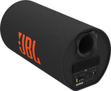 JBL BassPro Tube 12 Subwoofer Activo Coche de 30 cm, Bassbox de Tubo con Amplificador 450W máx de Clase D, Potente Amplificación de Graves, Puerto de Deslizamiento de Graves Bajos, Mando a Distancia