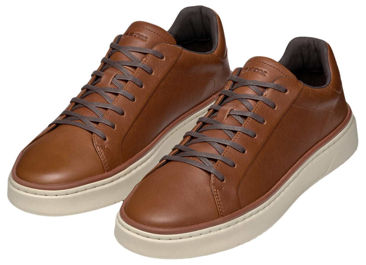 Geox U Zackerty A, Zapatillas Hombre, Color marrón, 42 EU