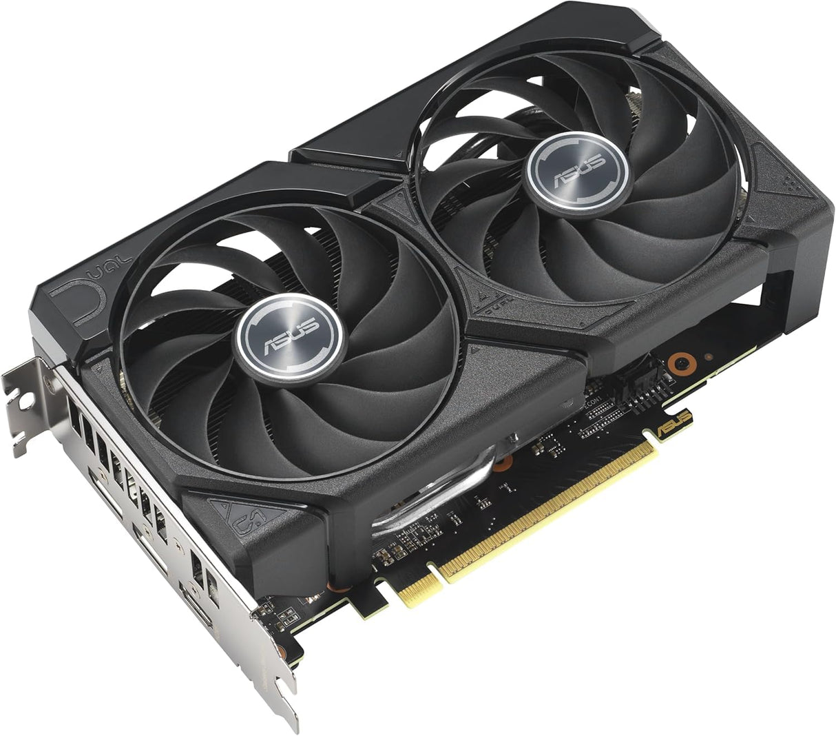 ASUS Dual Radeon RX 9060 XT - Tarjeta gráfica (PCIe 5.0, 16 GB GDDR6, HDMI 2.1b, DisplayPort 2.1a, 2,5 Ranuras, diseño de Ventilador Axial-Tech, tecnología 0dB)
